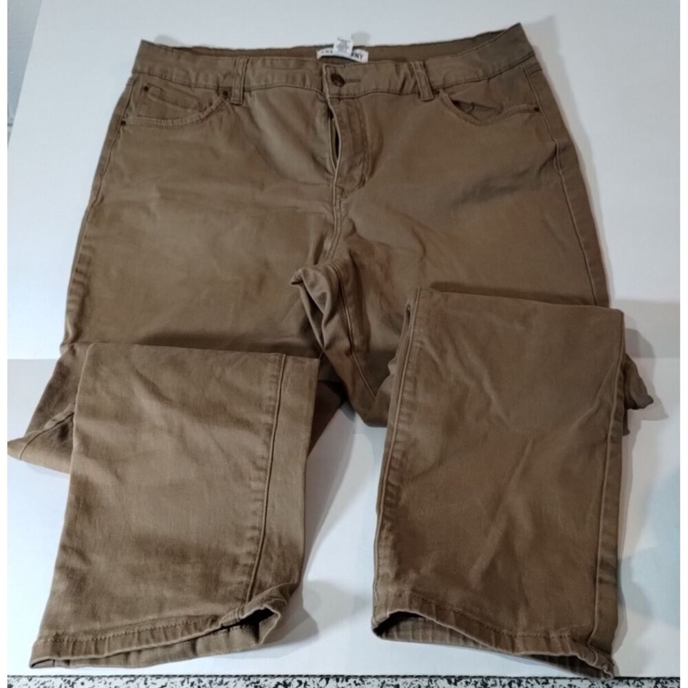 women's Pants Artisan NY Jeans Women Size 16 Khaki Light Weight Stretch